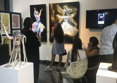 Visitor at Main Hall