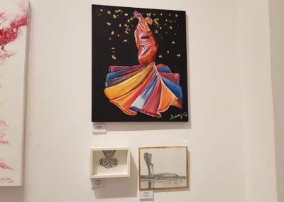 Blind Faith painting @ Women in Art