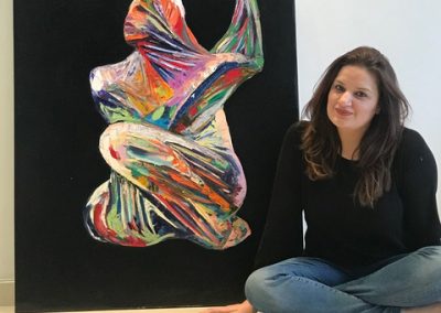 Saima with Free Me Painting